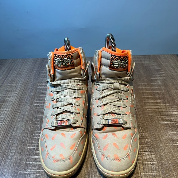 Nike Dunk Sky High Women’s Size 6 Wedge Sneakers 586581-200 Shoes BHM - Picture 3 of 8